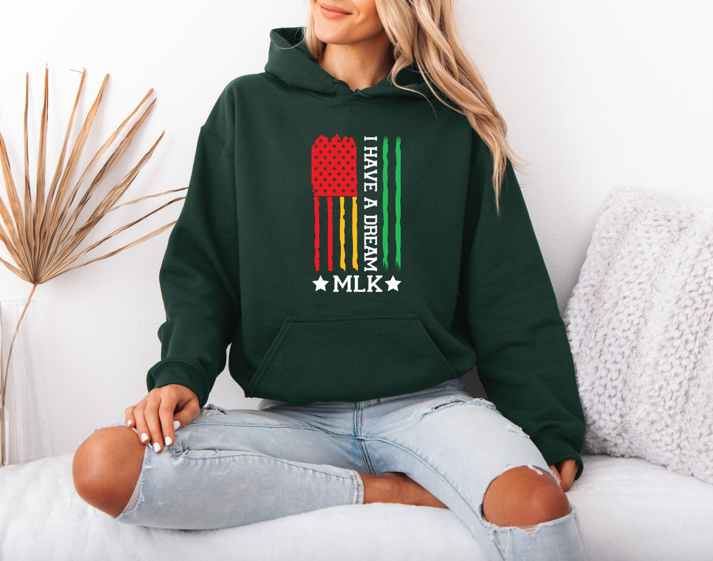 Martin Luther King Jr. Portrait Hoodie – Civil Rights Hero Design