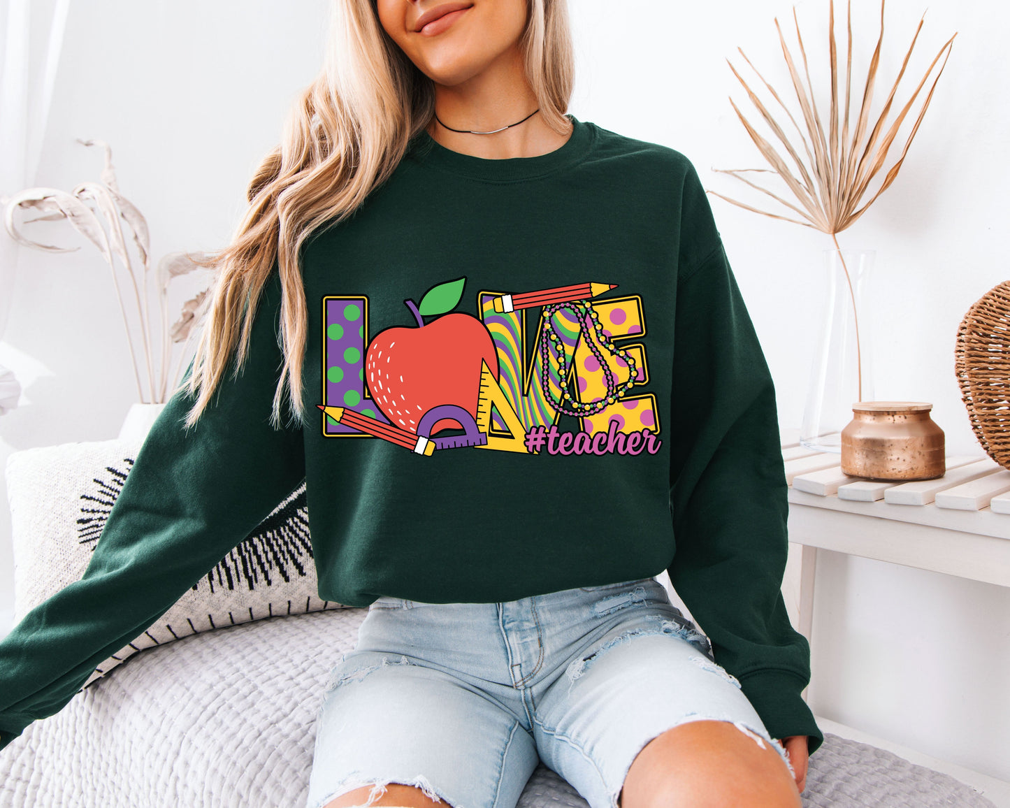 Mardi Gras Party Energy Sweatshirt