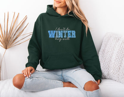 Winter Season Graphic Hoodie – Cozy Aesthetic Design