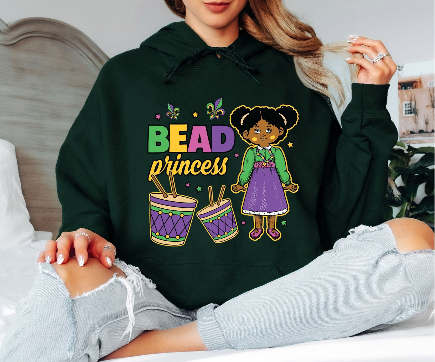 Mardi Gras Hoodie – Let the Good Times Roll Design
