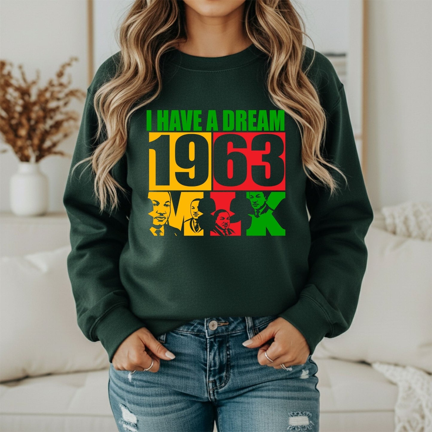 Martin Luther King Jr. Peace Vision Sweatshirt – Justice Driven Design