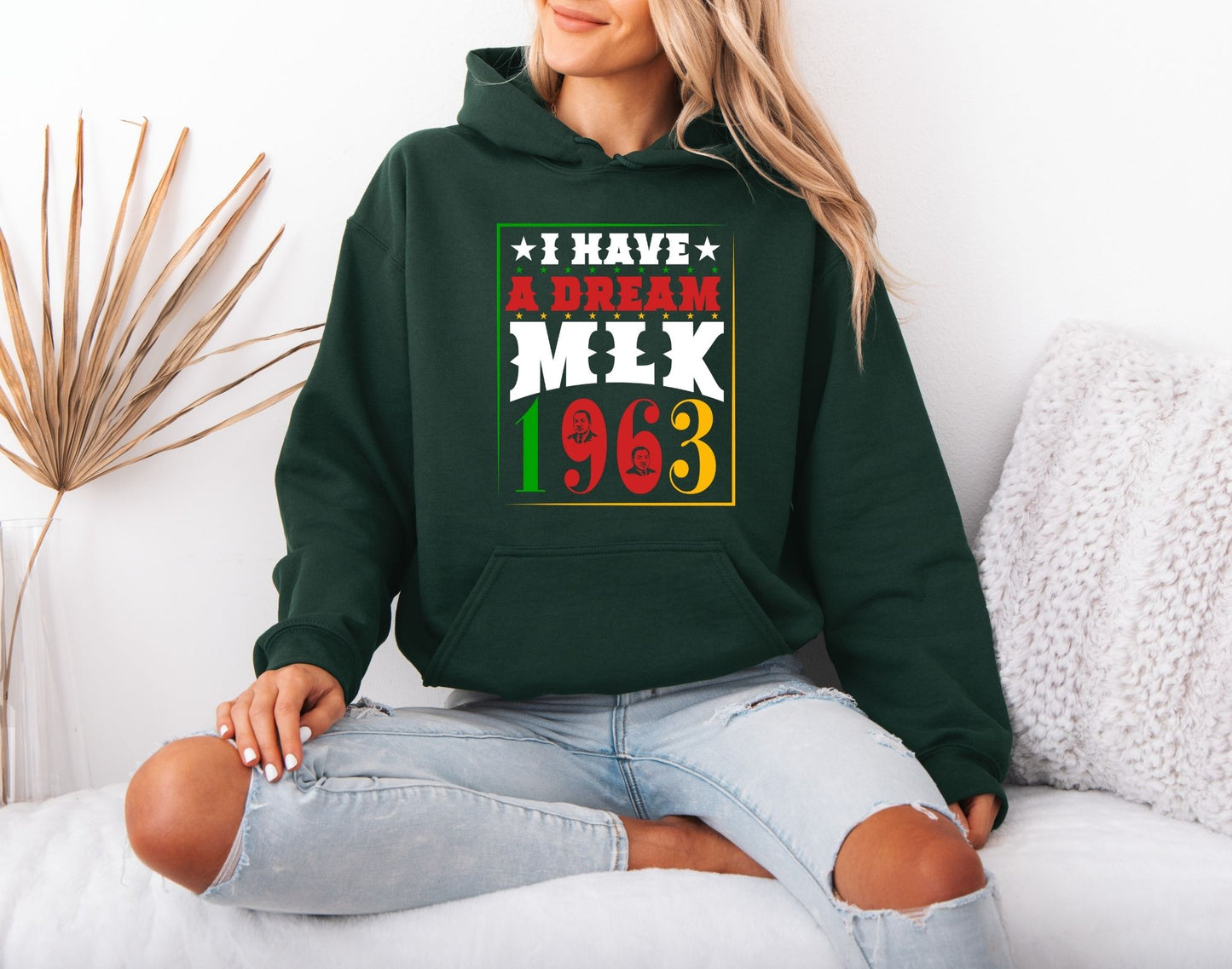 Martin Luther King Jr. Equality Hoodie – Classic Civil Rights Design