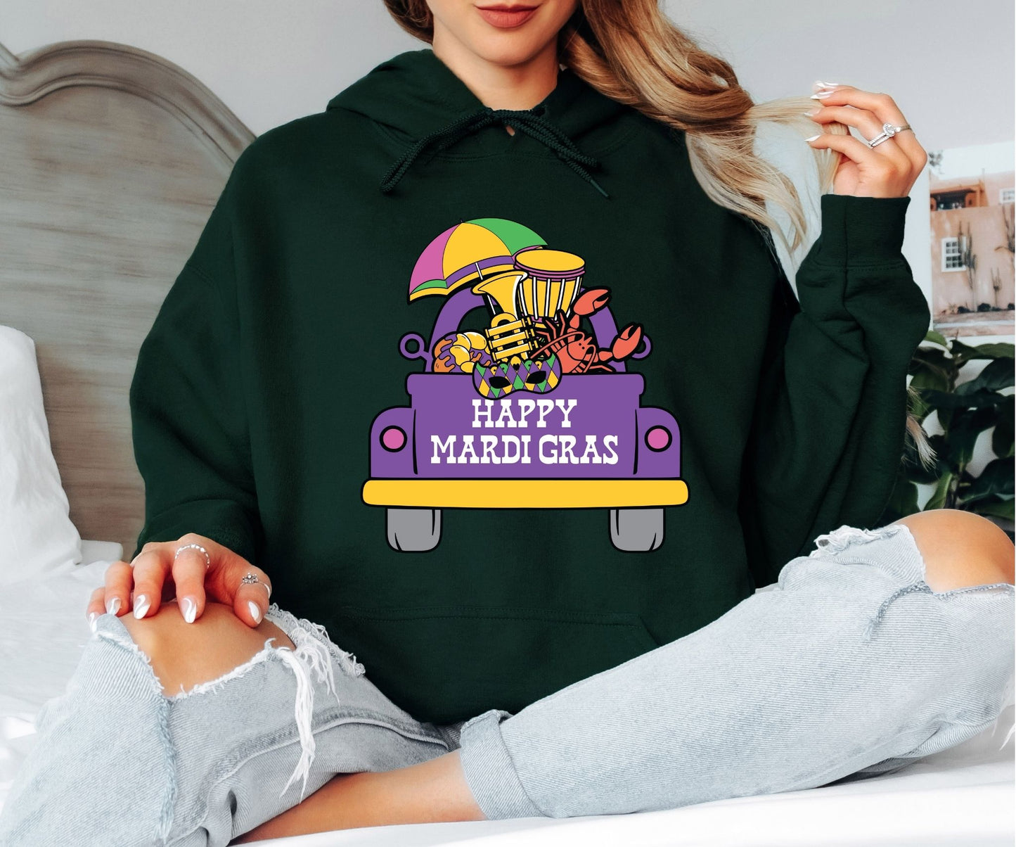 Mardi Gras Hoodie – Fat Tuesday Ready Look