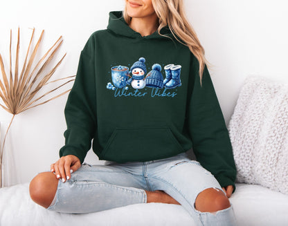 Winter Snow Mood Hoodie – Cozy Seasonal Design