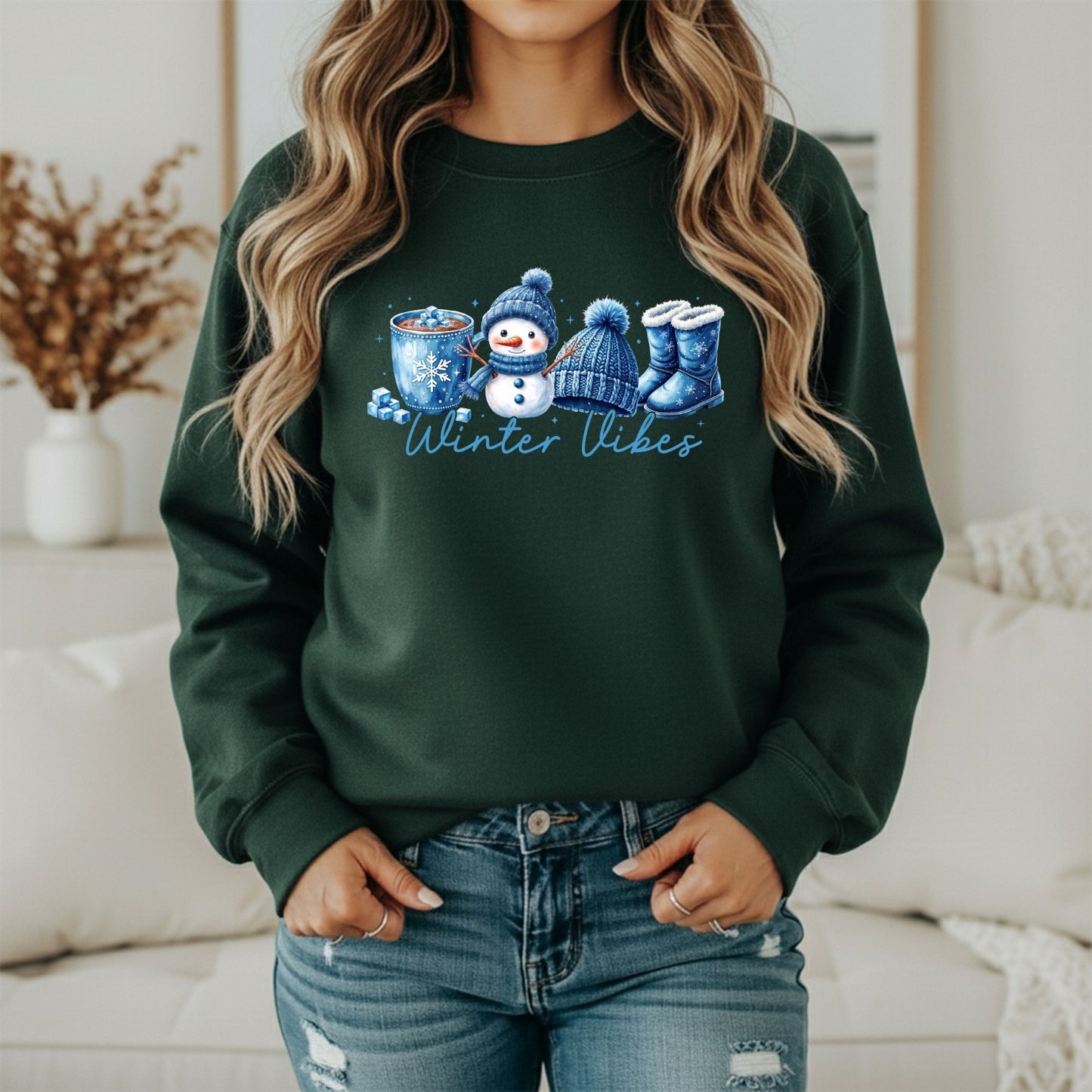 Winter Snow Mood Sweatshirt – Cozy Seasonal Graphic