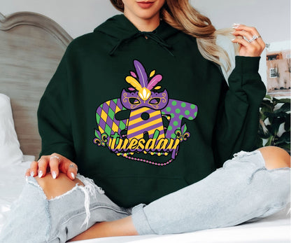 Mardi Gras Hoodie – Carnival Graphic Hoodie