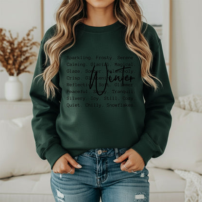 Winter Cozy Graphic Sweatshirt – Minimal Cold Weather Style