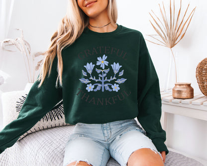 Christian Vintage Sweatshirt, Nature Faith Graphic Crewneck, Everyday Cozy Wear