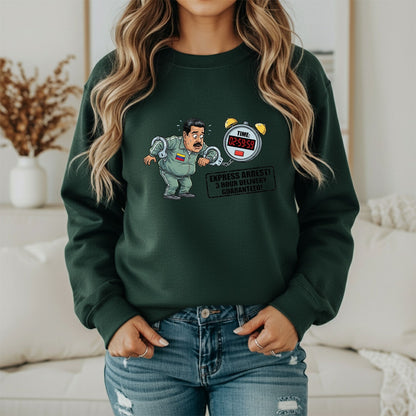 Justice for Venezuela Sweatshirt – Maduro Arrest Statement Apparel