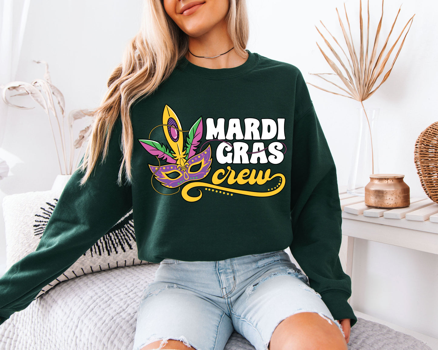 Carnival Spirit Mardi Gras Sweatshirt