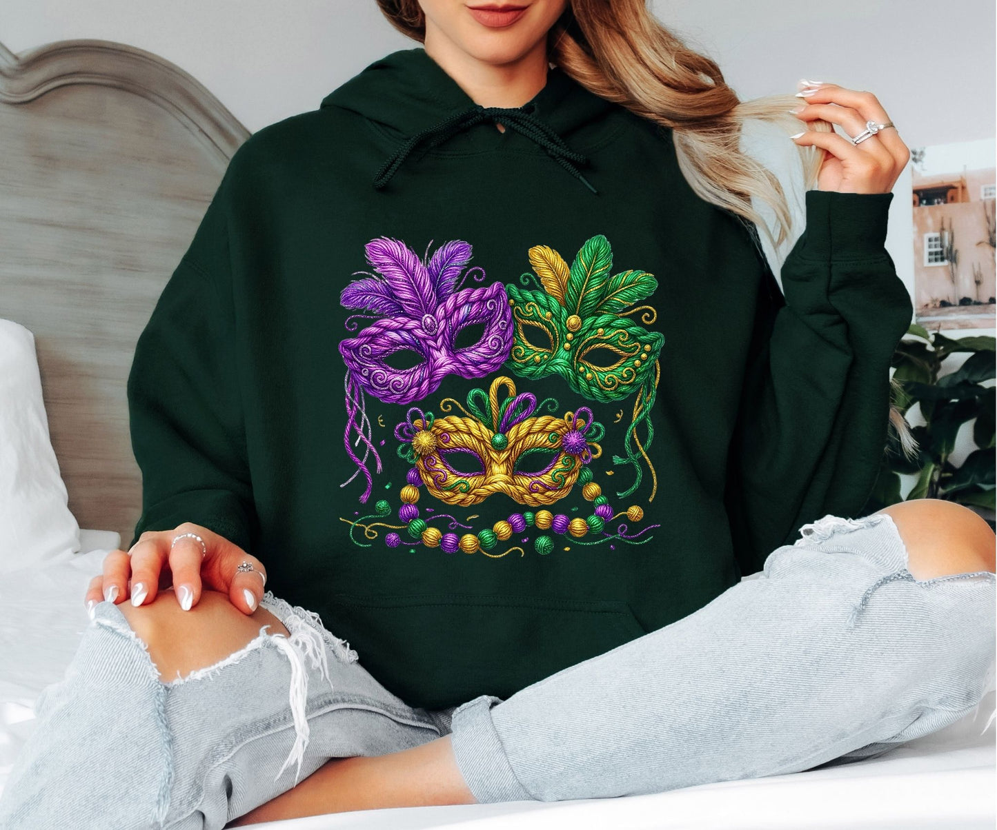 Mardi Gras Hoodie – Festival Style Pullover