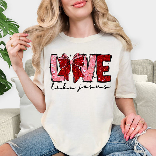 Valentine Love Story T-Shirt – Romantic Vibes Design