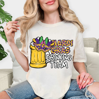 Festival Carnival Tee Shirt, Mardi Gras Theme