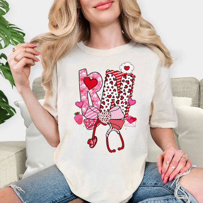 Valentine’s Day Sweet Love T-Shirt – Heart Theme Apparel