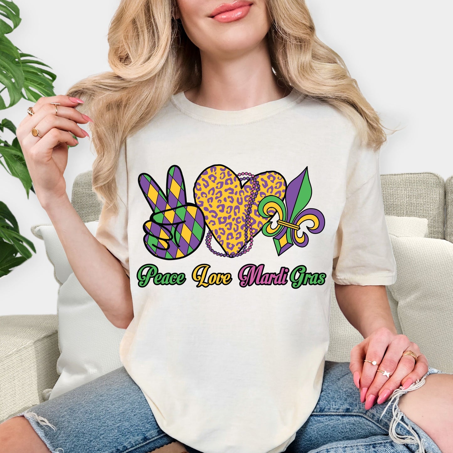 Mardi Gras Graphic Festival Shirt