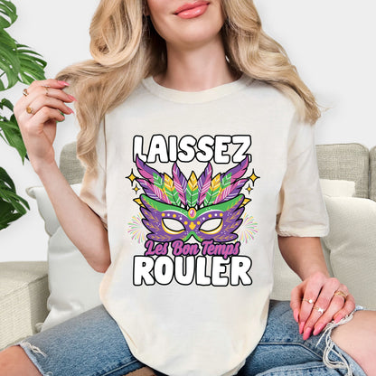 Fat Tuesday Shirt with Mardi Gras Design
