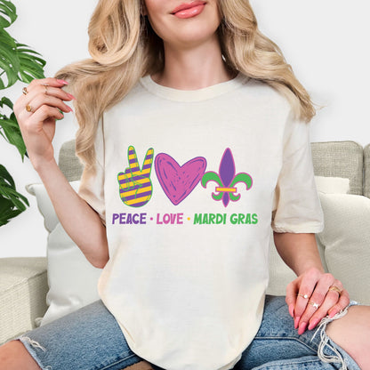 Carnival Vibes Tee, Mardi Gras Inspired Shirt