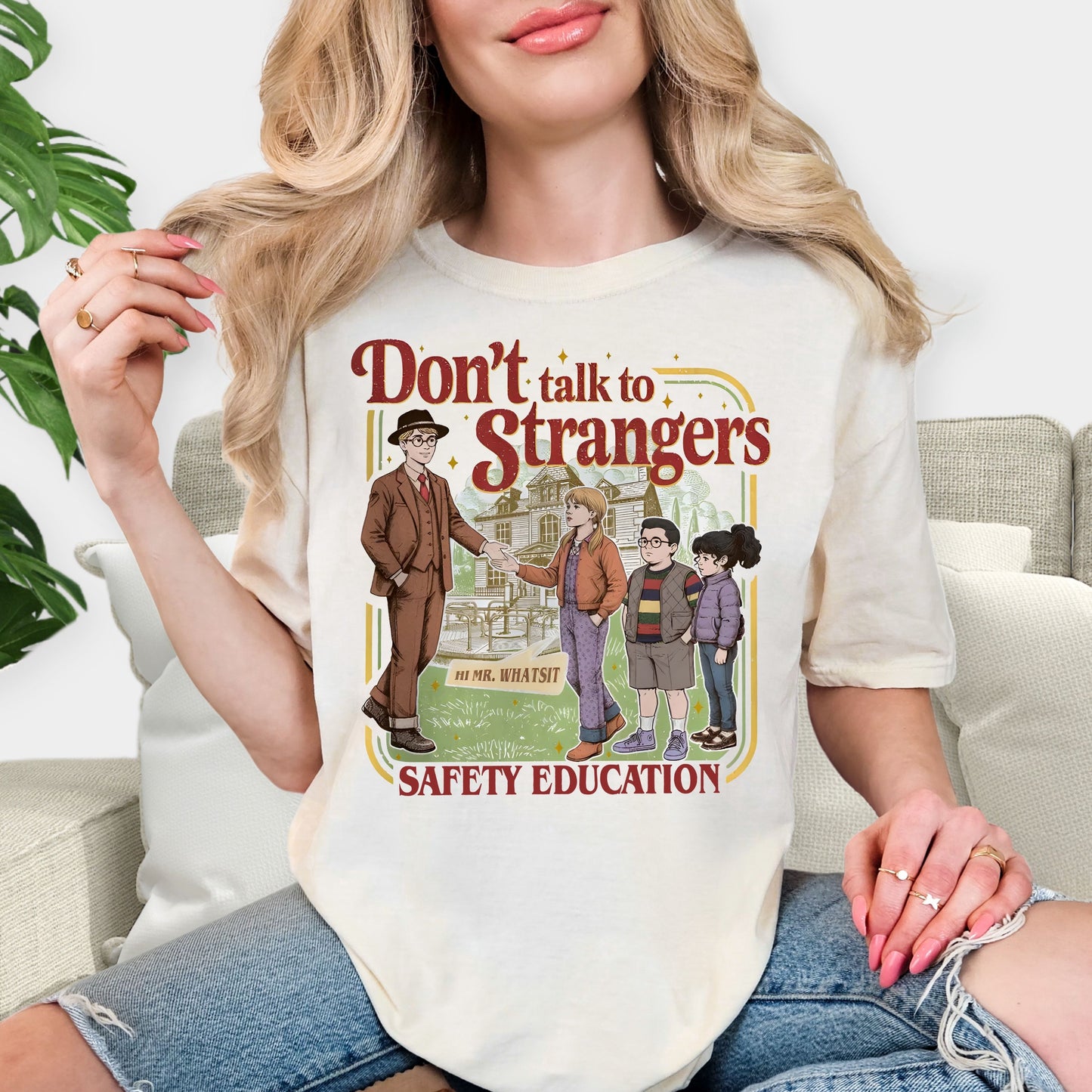 Don’t Talk to Strangers T-Shirt – Safety Education Awareness Design | Unisex