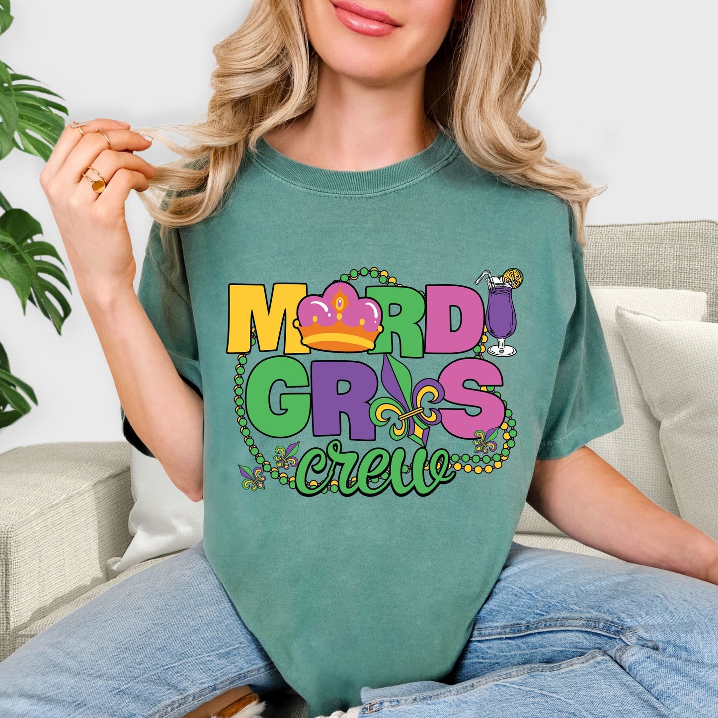 Carnival Inspired Shirt for Mardi Gras