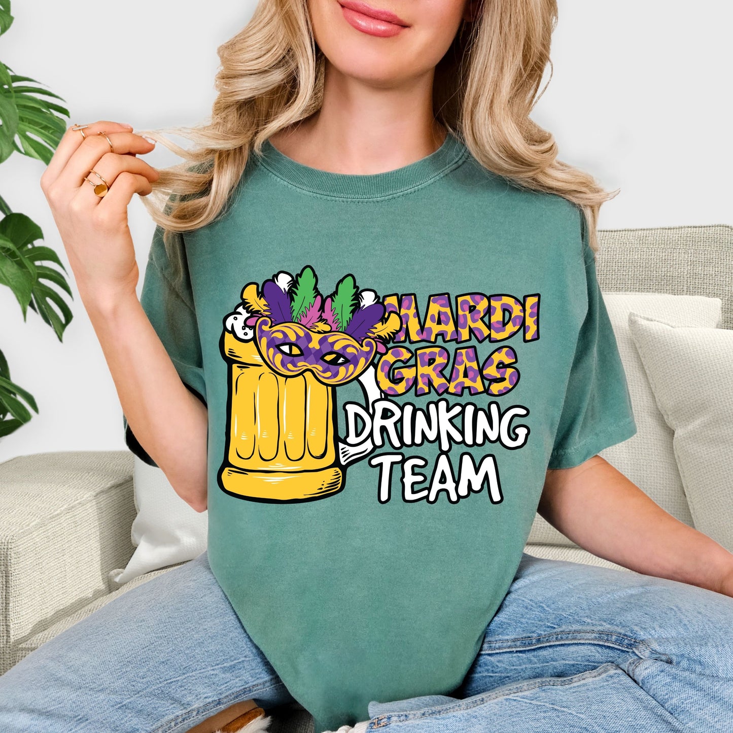 Festival Carnival Tee Shirt, Mardi Gras Theme