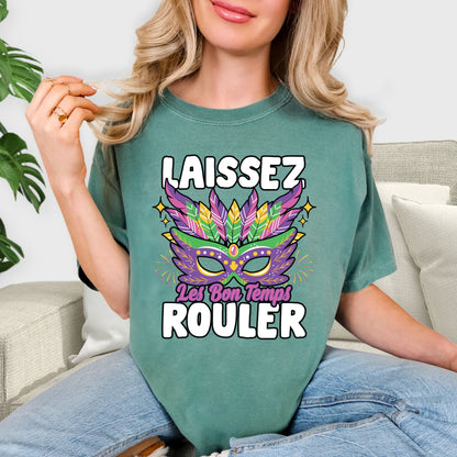 Fat Tuesday Shirt with Mardi Gras Design