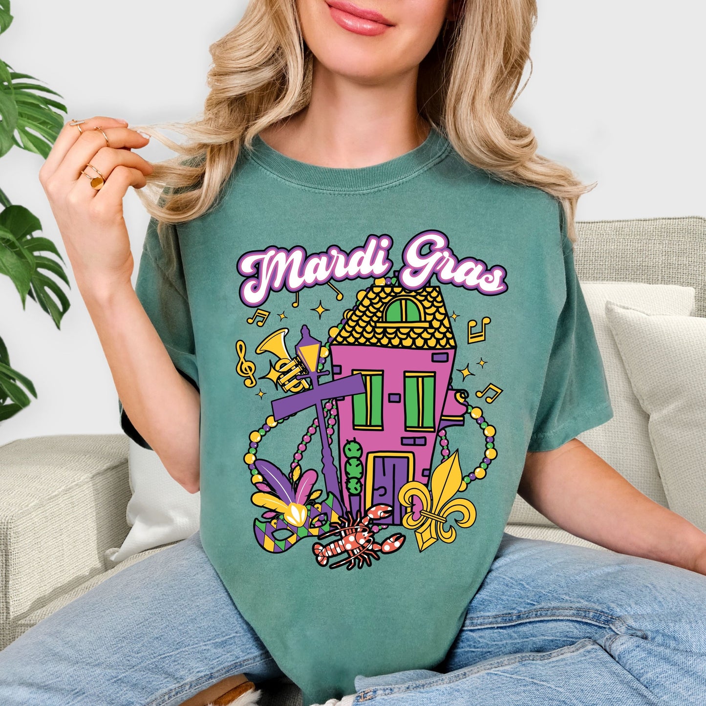 Festival Style Shirt for Mardi Gras