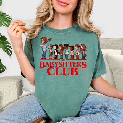 The Babysitters Club Shirt - Cute Hawkins Crew T-Shirt, Chibi Friends Group Tee, Retro 80s Fan Gift, Steve and the Kids Sweatshirt