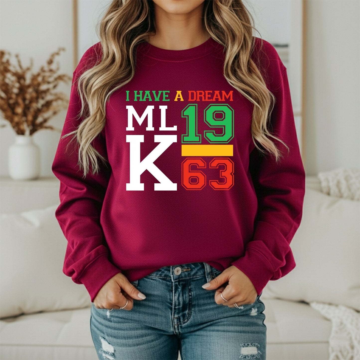 MLK Dream of Equality Sweatshirt – Inspirational Civil Rights Apparel