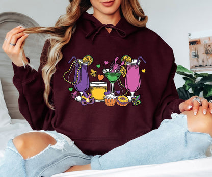 Mardi Gras Hoodie – Festival Night Outfit