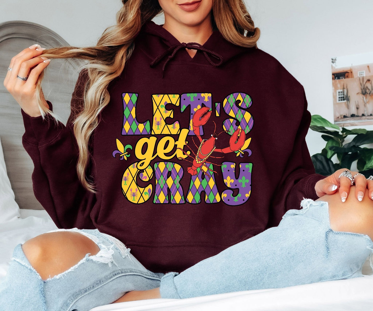 Mardi Gras Hoodie – Bold Festival Graphic Design