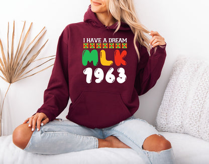 MLK Equality Quote Hoodie – Freedom & Justice Graphic Unisex