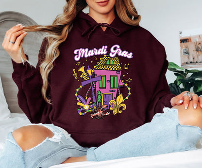 Mardi Gras Hoodie – Carnival Graphic Streetwear