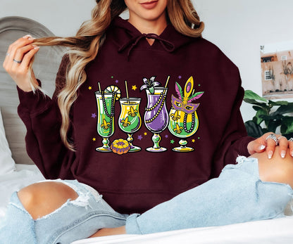 Mardi Gras Hoodie for Men and Women – Carnival Style