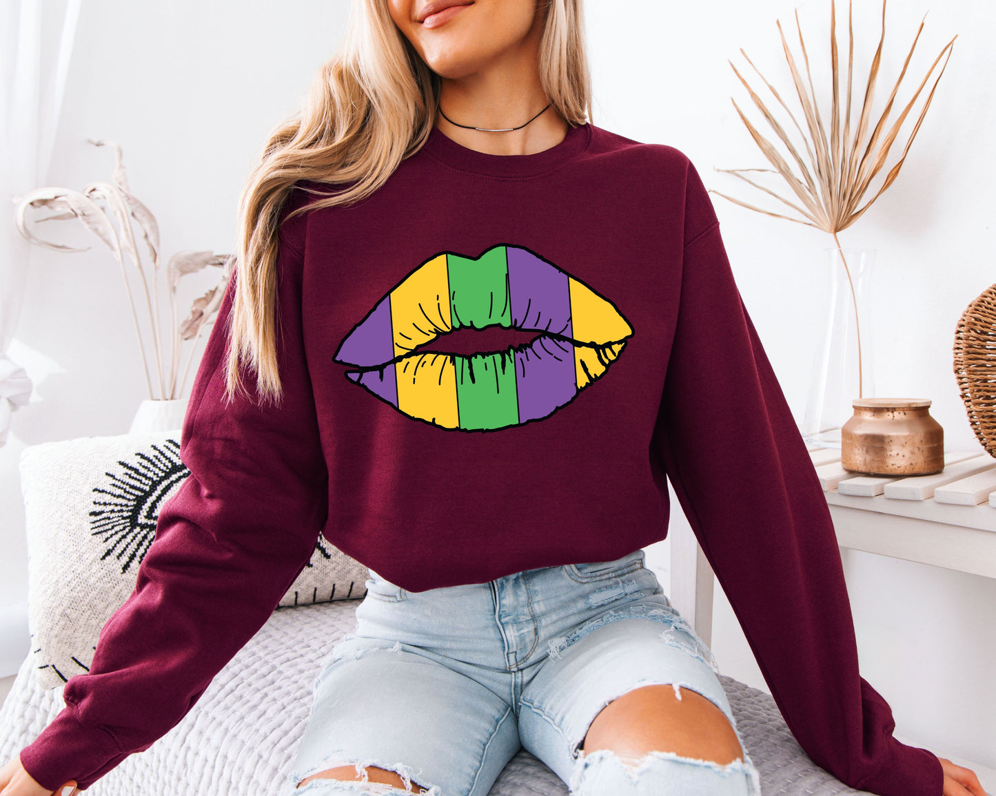 Let the Good Times Roll Mardi Gras Sweatshirt