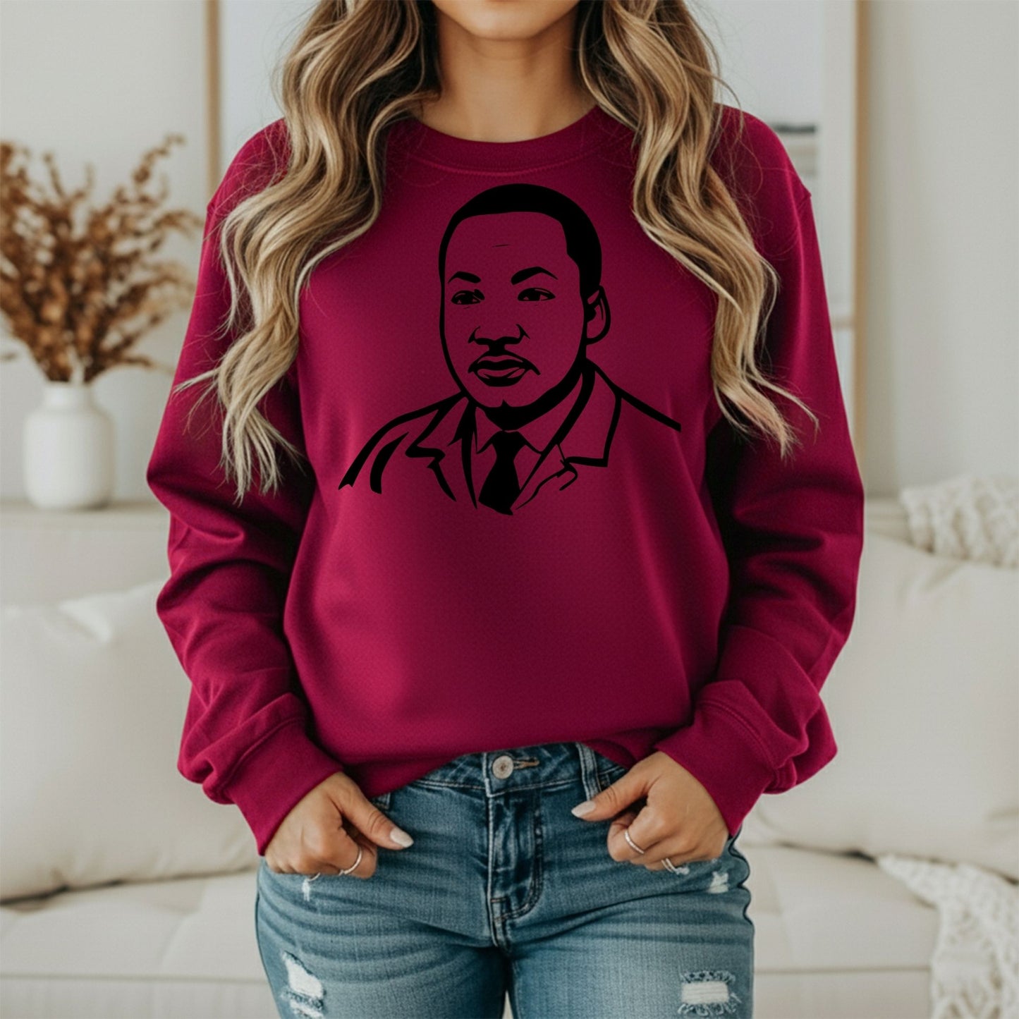 MLK Equality Quote Sweatshirt – Freedom & Justice Graphic Unisex