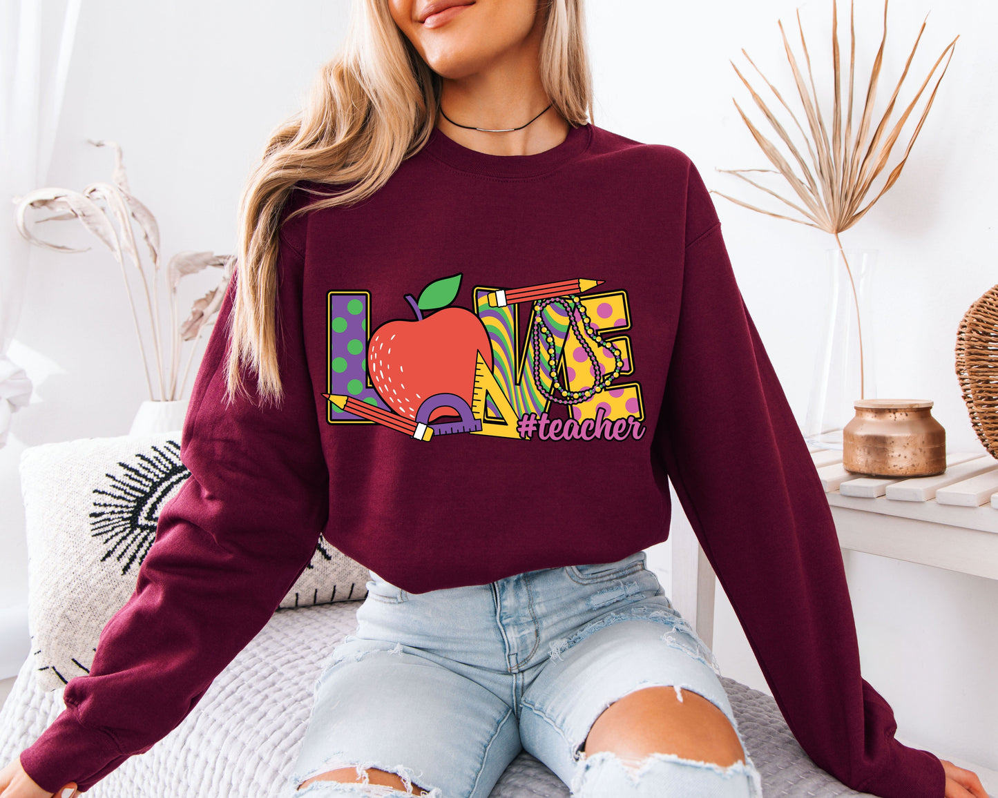 Mardi Gras Party Energy Sweatshirt