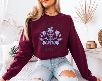 Christian Vintage Sweatshirt, Nature Faith Graphic Crewneck, Everyday Cozy Wear
