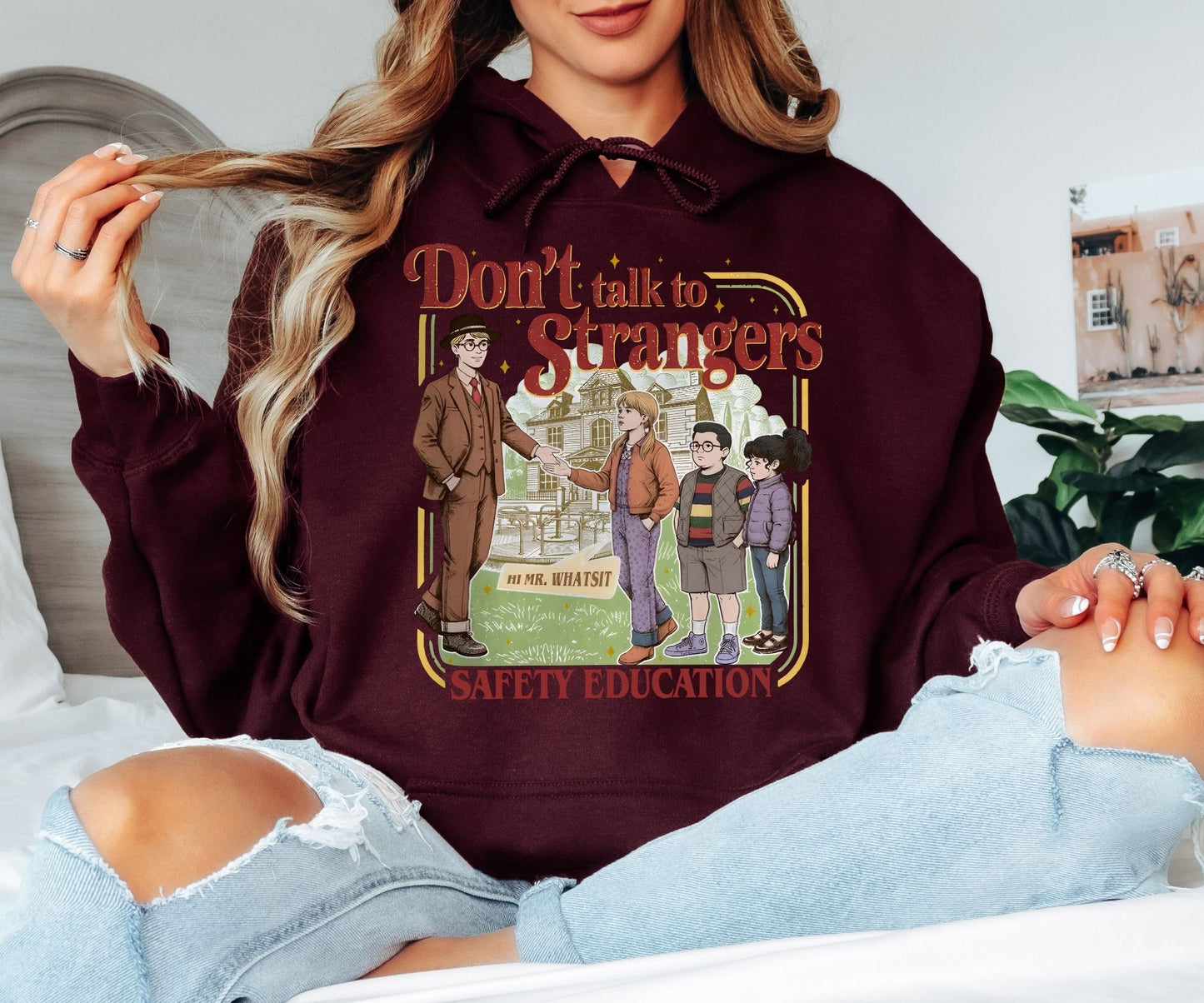 Don’t Talk to Strangers T-Shirt – Safety Education Awareness Design | Unisex