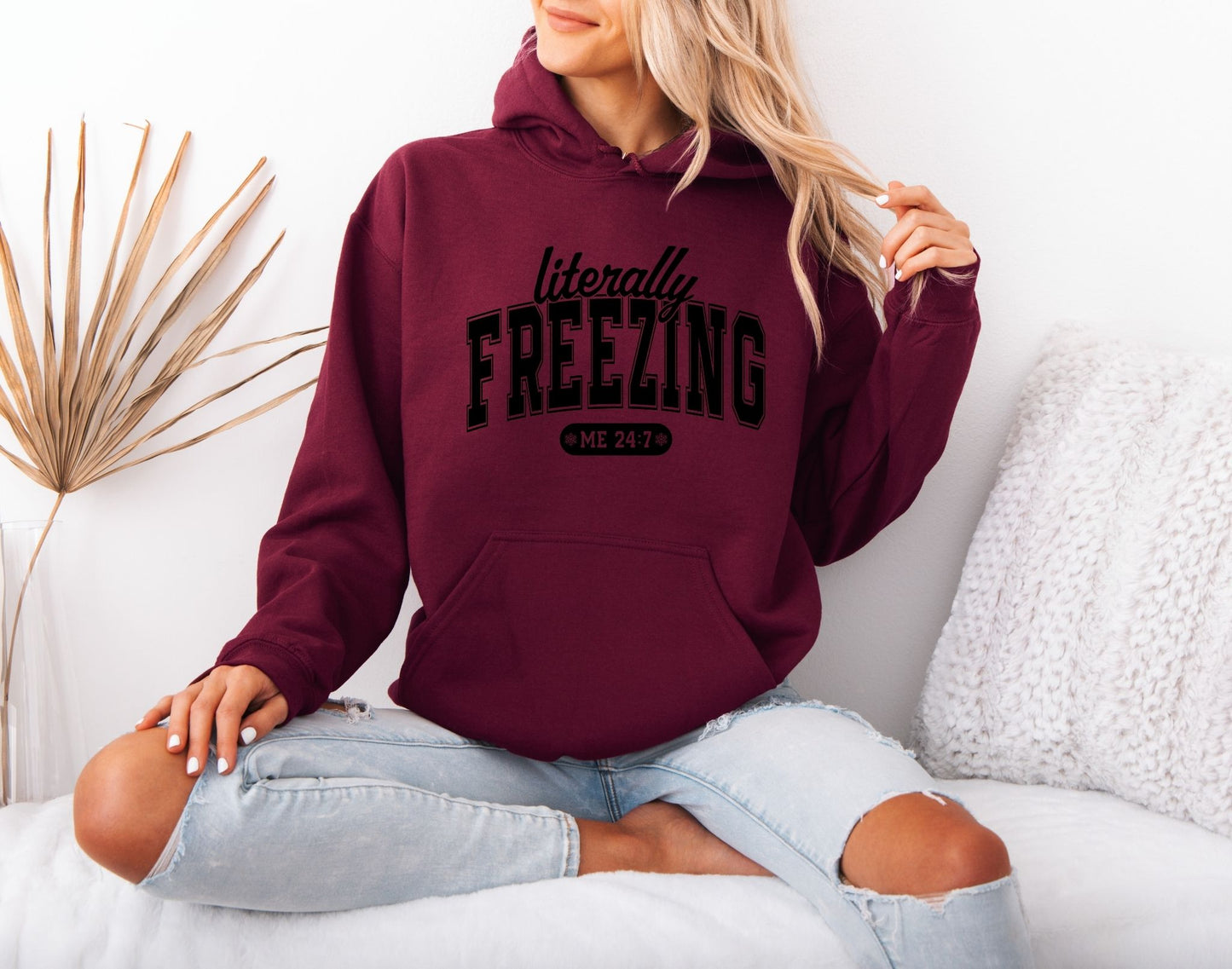 Winter Snow Vibes Hoodie – Cold Season Inspired Style