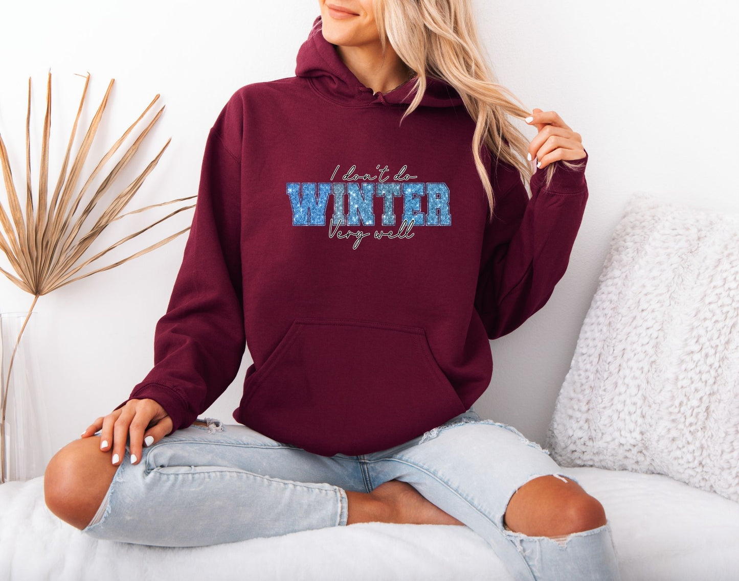 Winter Season Graphic Hoodie – Cozy Aesthetic Design