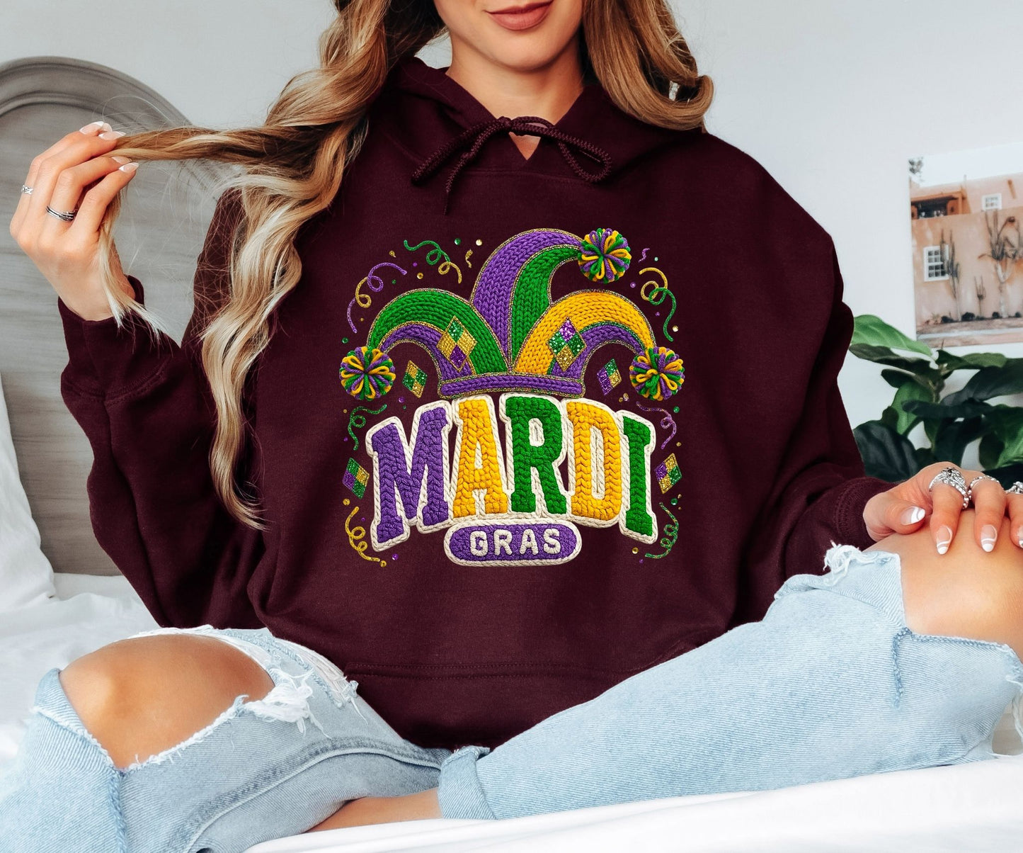 Mardi Gras Hoodie – Let the Good Times Roll Carnival