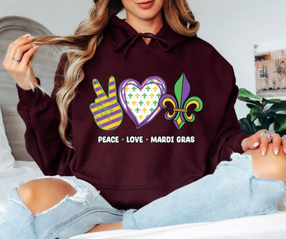 Mardi Gras Hoodie – Fat Tuesday Party Outfit