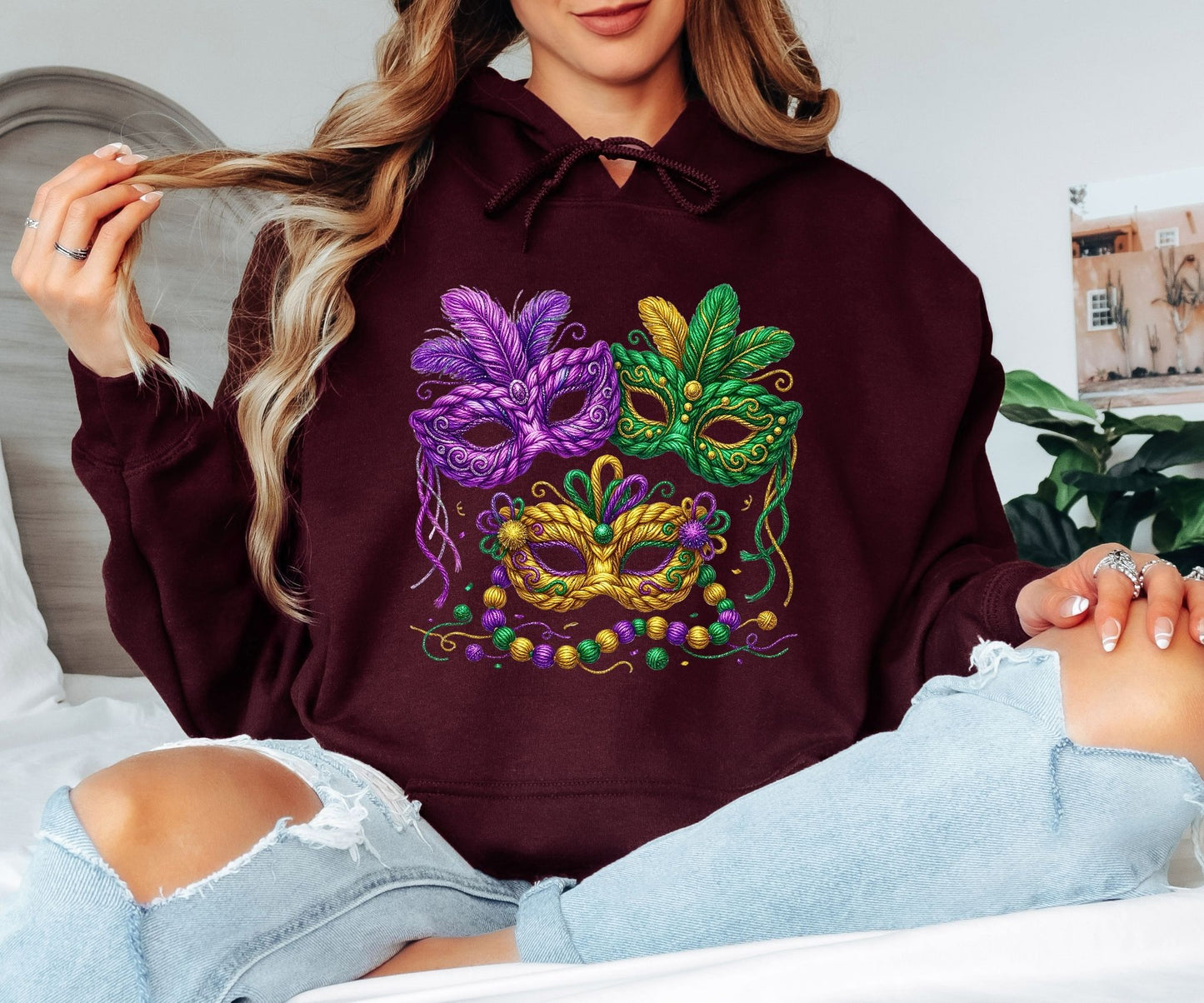 Mardi Gras Hoodie – Festival Style Pullover