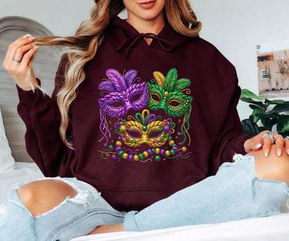 Mardi Gras Hoodie – Festival Style Pullover