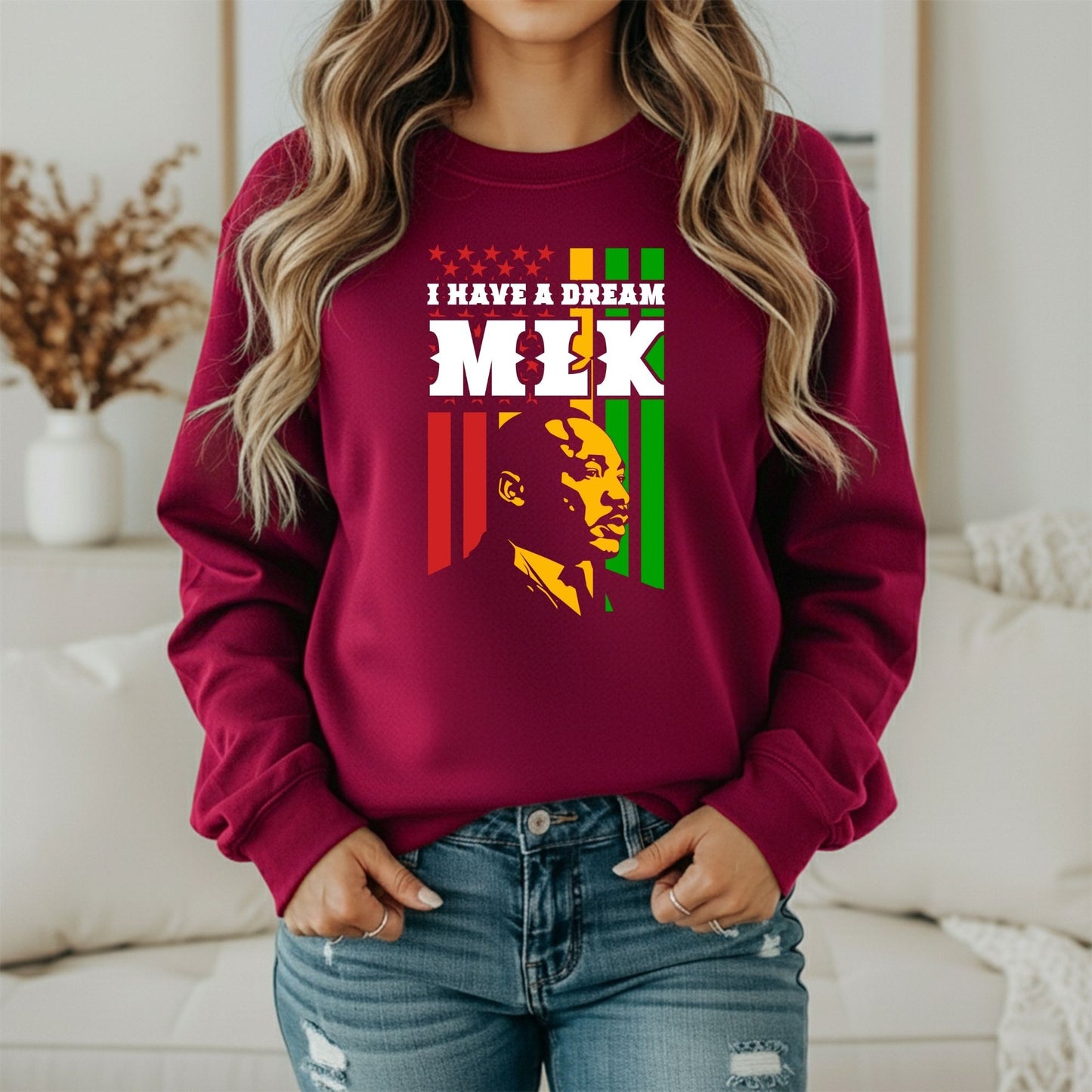 Martin Luther King Jr. Dream of Unity Sweatshirt – Iconic Rights Design