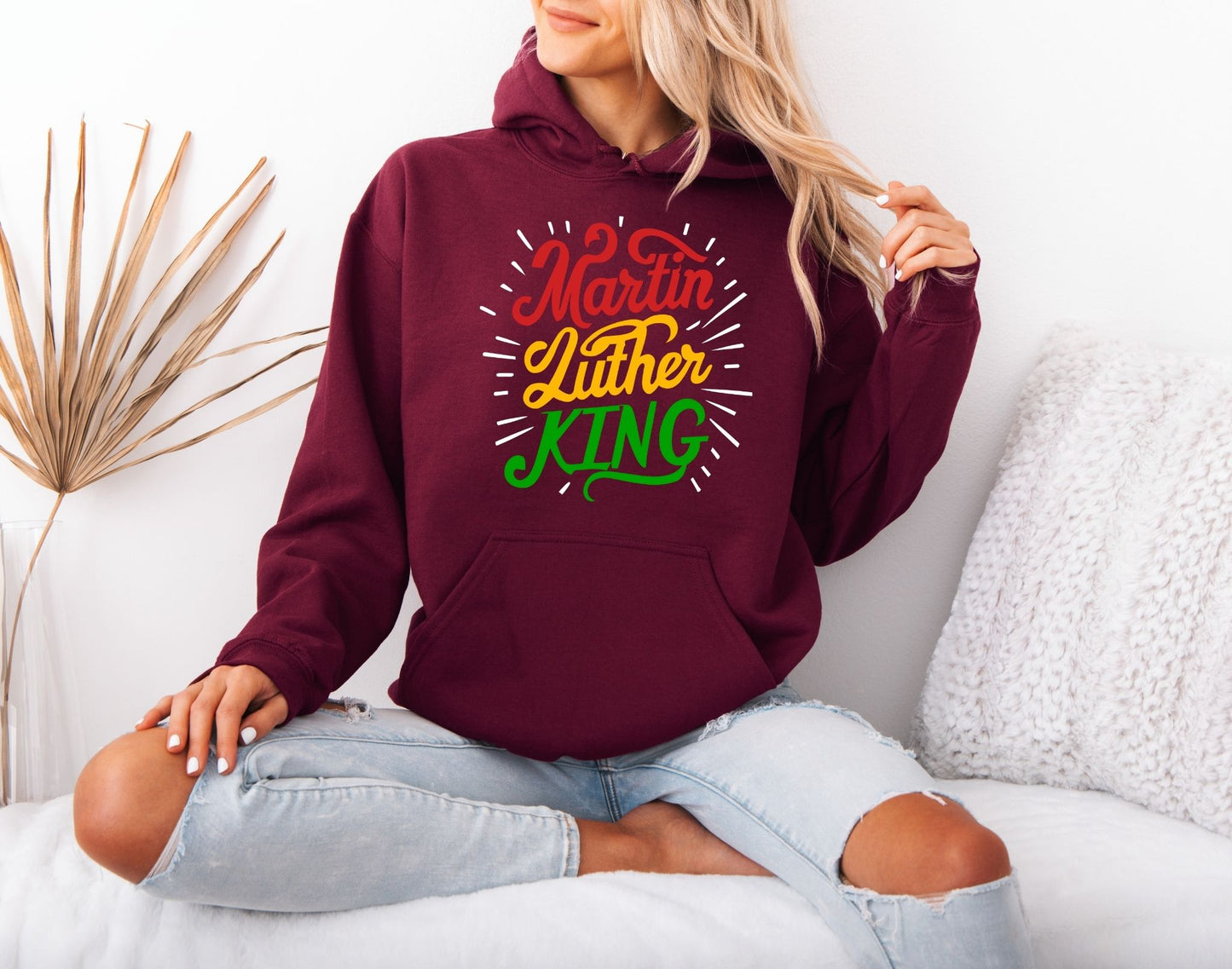 Martin Luther King Jr. Historic Leader Hoodie – Equality Message