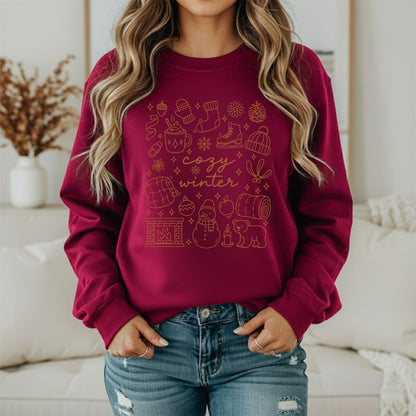 Wintertime Comfort Sweatshirt – Soft Cold Weather Wear