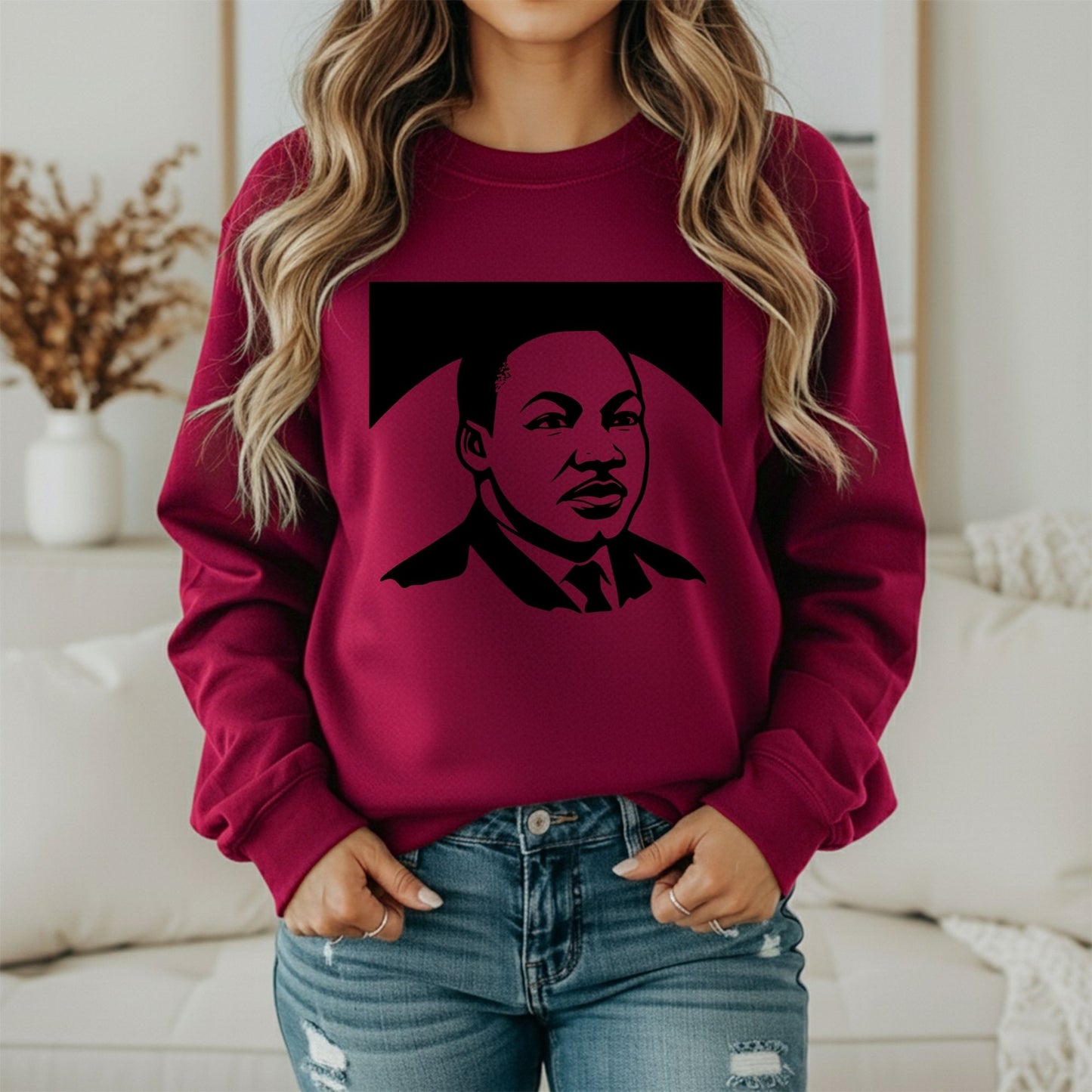 MLK Freedom Quote Sweatshirt – Social Justice Statement
