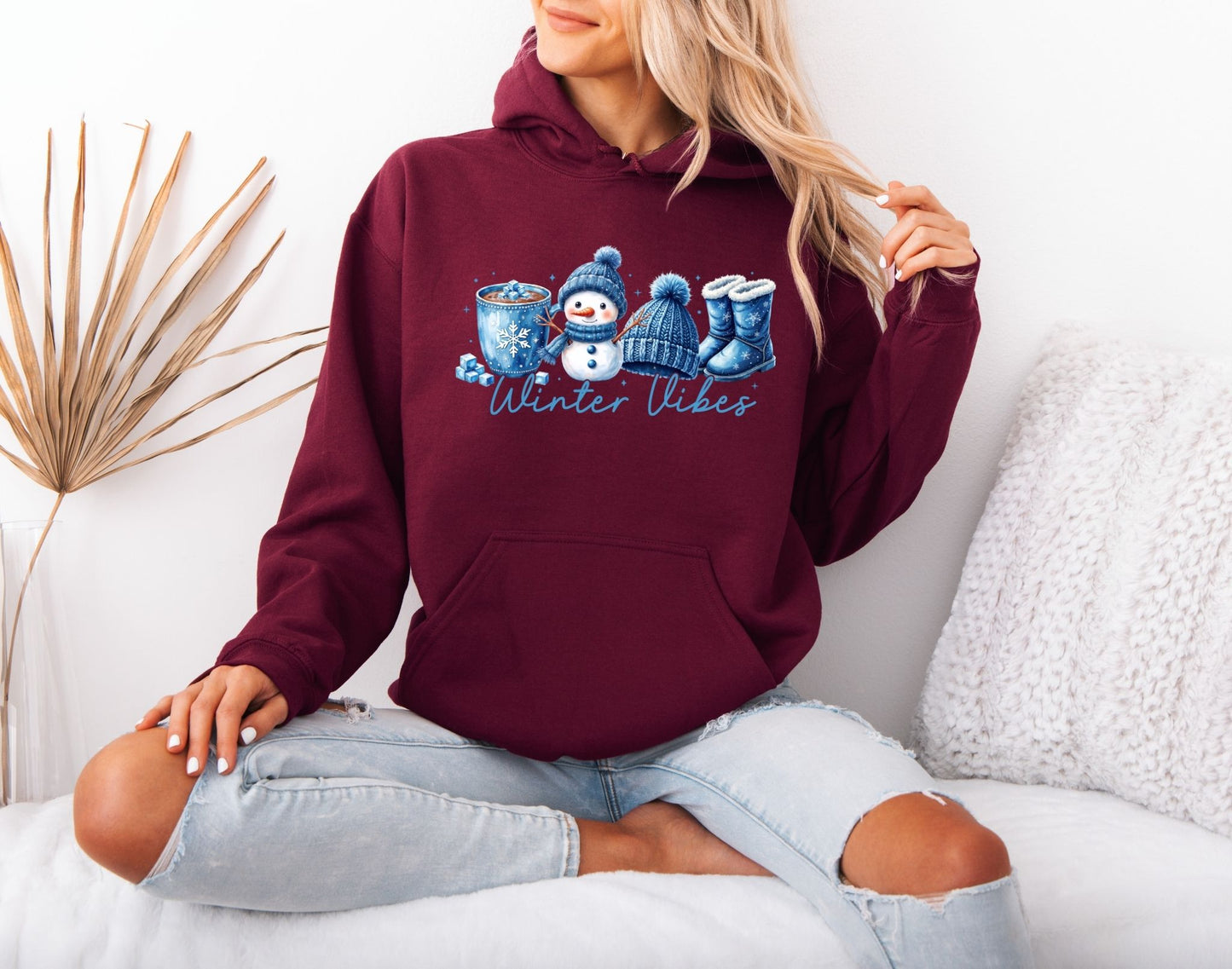 Winter Snow Mood Hoodie – Cozy Seasonal Design