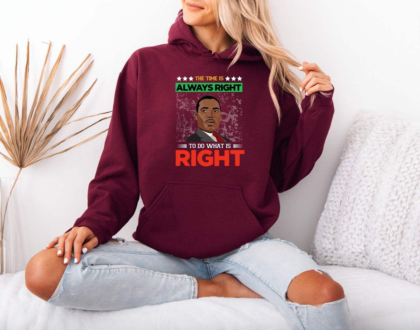 Martin Luther King Jr. Legacy Hoodie – Peace and Unity Design